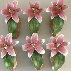 Vintage Pia Bine China Napkin Rings